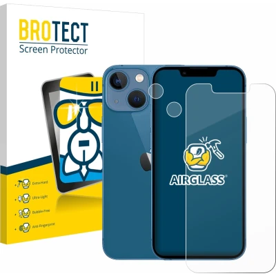 Afbeelding van BROTECT Screenprotector voor Apple iPhone 13 mini (Voor+Camera) Folie Beschermfolie Beschermglas transparant