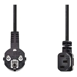 Afbeelding van C13 kabel ProCable 2 meter (Haaks, Links)