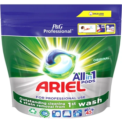 Afbeelding van Ariel Professional wasmiddel All in 1 Regular, pak van 45 capsules