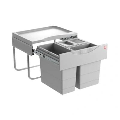 Afbeelding van Hailo 3644731 Afvalbak TR Swing 50.3/29 voor kasten vanaf 500 mm breedte met draaideur