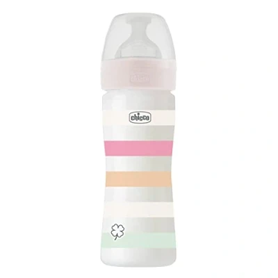 Afbeelding van Chicco zuigfles Siliconen Well Being 250ml wit