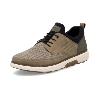Afbeelding van Rieker B3354 veters voor heren, Beige
