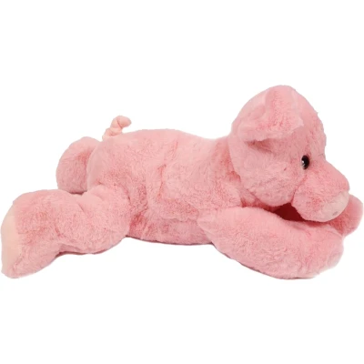 Afbeelding van Pia Soft Toys Knuffeldier Varken/biggetje zachte pluche stof roze premium kwaliteit knuffels 50 cm Varkens/biggetjes