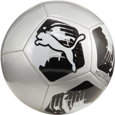 Afbeelding van Puma voetbal big cat Maat 3 zilver/zwart