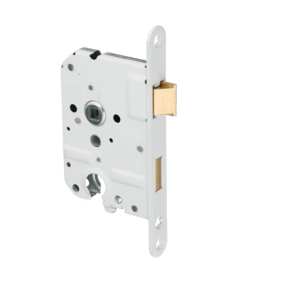 Afbeelding van Ostiumhome® Binnenwerk Loopslot met Cilindergat Witte Voorplaat 20X174 mm PC55