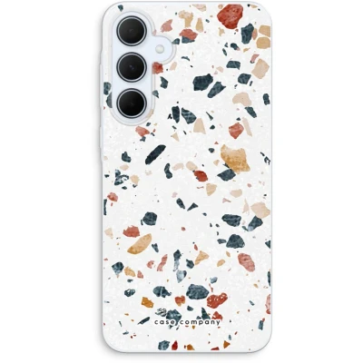 Afbeelding van Case Company® hoesje geschikt voor Samsung Galaxy A35 Terrazzo N4 Soft Cover Telefoonhoesje Bescherming aan alle Kanten en Schermrand