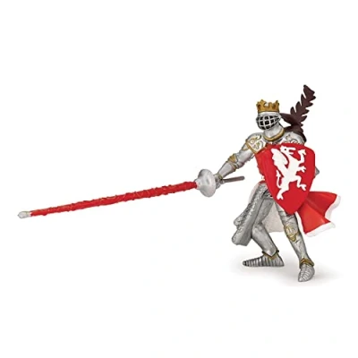 Afbeelding van Papo Koning met De Rode Draak Middeleeuwse Wereld Figuur, 39386