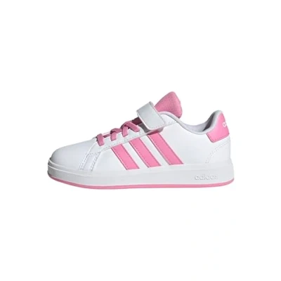 Afbeelding van adidas Uniseks kinderen Grand Court 2.0 schoenen Children, Ftwr Wit/Bliss Pink/Core Black, 31 1/2 EU