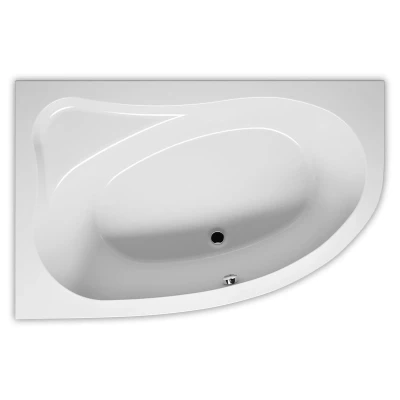 Afbeelding van RIHO Lyra ligbad 170x110cm Hoekopstelling Links Wit glans