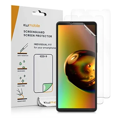 Afbeelding van kwmobile 3x screenprotectors geschikt voor Sony Xperia 10 V beschermende folie smartphone