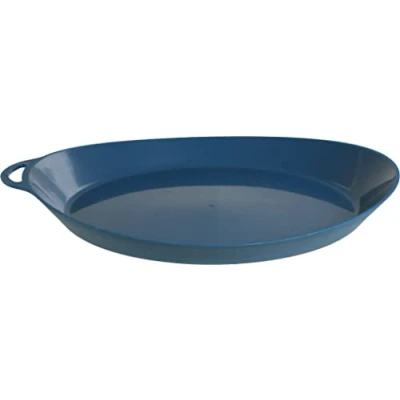 Afbeelding van Lifeventure Ellipse kunststof bord voor kamperen, reizen en outdoor, marineblauw