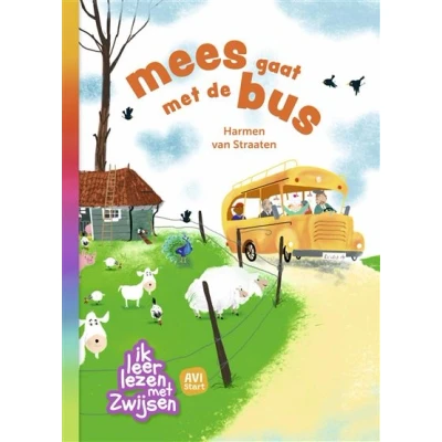 Image de mees gaat met de bus