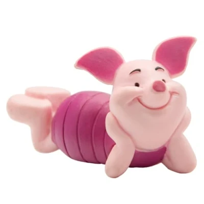 Afbeelding van Disney Speelfiguurtje knorretje liggend biggetje Winnie de Poeh 6 cm