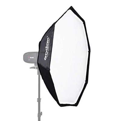 Afbeelding van Godox Octa Soft Box (grijs, aluminium ringadapter, 120 cm)