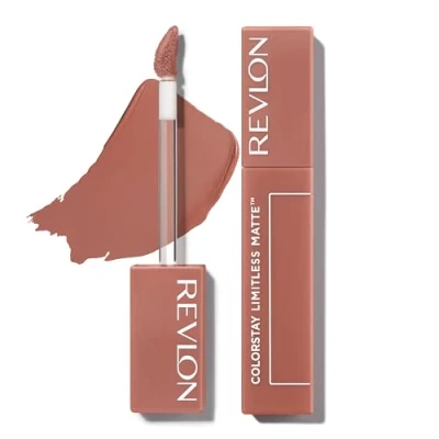 Image de Revlon Rouge à Lèvres, ColorStay Limitless Matte Lèvres liquide, Formule Vegan, Sans bavure, Longue tenue, Léger et Confortable, Waterproof, 001 Beauty Sleep, 5 ml