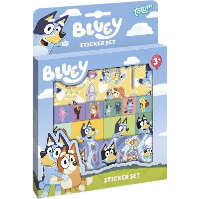 Afbeelding van Totum Bluey Stickerset met Speelachtergrond