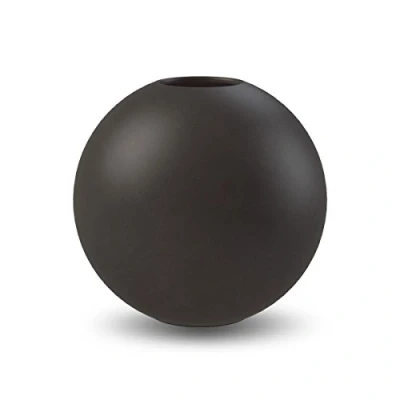 Afbeelding van Cooee Design Bolvormige vaas, zwart, 10 cm