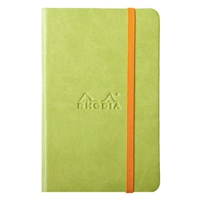 Afbeelding van Rhodia 118626C Rhodiarama Book notitieboek A6 met elastiek, 96 vellen, anijsgroen