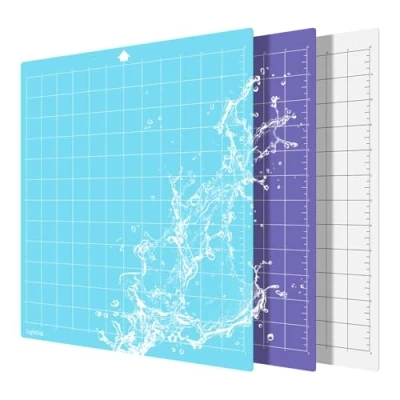 Afbeelding van Prime Vinyl Lot de 3 tapis découpe pour Silhouette Cameo 4/3/2/1 30,5 x cm antidérapant Poignée standard légère solide