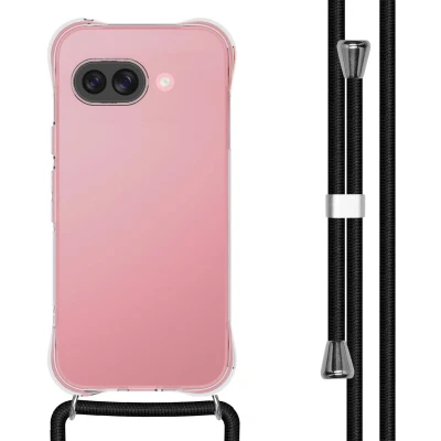 Afbeelding van imoshion Hoesje Geschikt voor Google Pixel 9a Backcover met koord Zwart