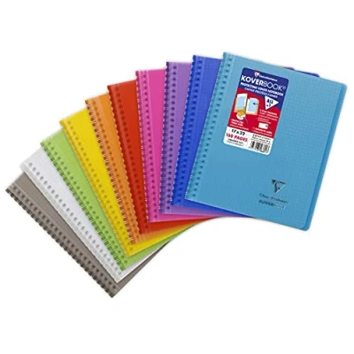 Image de KOVERBOOK RELIURE INTEGRALE ENVELOP POLYPRO TRANSP17X22CM