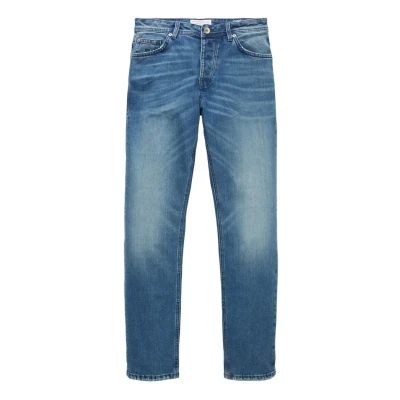 Afbeelding van TOM Tailor JOSH Coolmaxa Straight leg jeans, Heren, Maat: 29x32, Used mid stone blue denim
