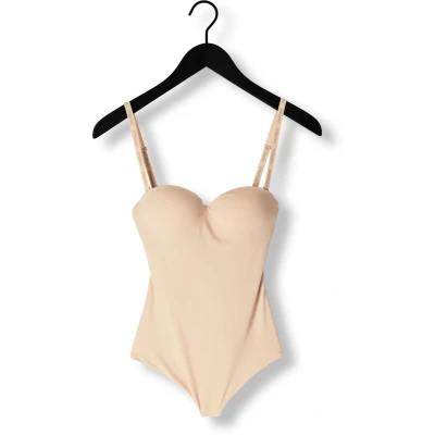Afbeelding van Wolford dames Mat de Luxe Forming corrigerende body met beugel in kleur Beige, maat: M / B Cup