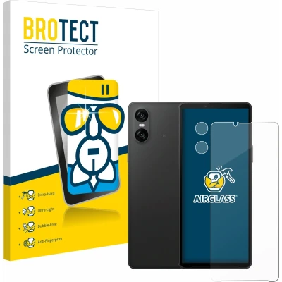 Afbeelding van BROTECT Screenprotector voor Sony Xperia 10 VI (Voor+Camera) Folie Beschermfolie Beschermglas transparant