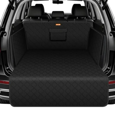 Afbeelding van Alfheim Kofferbakmat met dubbele brug, antislip, waterdicht, duurzaam, wasbaar, voor auto, vrachtwagen, SUV