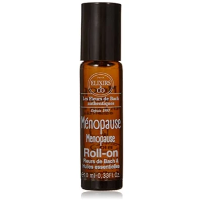 Image de Roll On Huiles Essentielles et Fleurs De Bach Ménopause Bio Elixirs &amp; Co Bouffées Chaleur, Menopause, Angoisse, Sommeil Idéal Pour Femme Fleur 100% Naturel Fabriqué en France