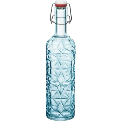 Afbeelding van Bormioli Beugelfles Orient Cool Blue 100 cl