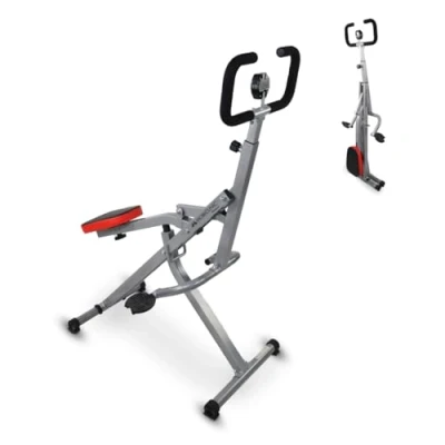 Afbeelding van Mobiclinic VitalFit Total Power Body Crunch Fitnessapparaat Multifunctionele Buikmachine Bodybuilding uitrusting Complete training AB Trainer Inklapbaar Verstelbaar stuur Staal Max. 120kg