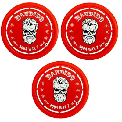 Afbeelding van 3 x Bandido Hair Wax Rood Haar Aqua Hard