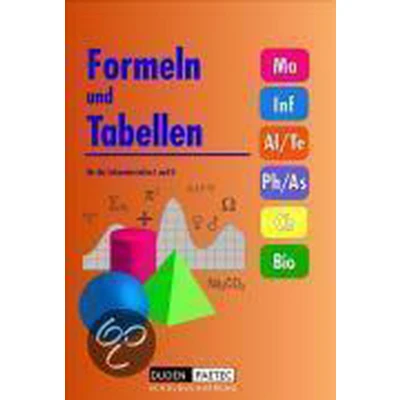 Afbeelding van Duden Formeln und Tabellen für die Sekundarstufen I II