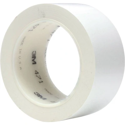 Afbeelding van 3M 471F 471W50 PVC plakband Wit (l x b) 33 m 50 mm 1 stuk(s)
