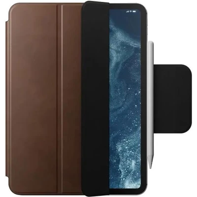 Afbeelding van Nomad Leather Folio case voor de iPad Pro 13 (2024) M4 Brown