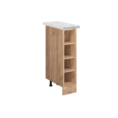 Afbeelding van Vicco Keukenrek R Line, Krachtige eik goud, 20 cm , WB Marmer