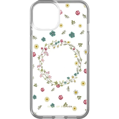 Afbeelding van iDeal of Sweden Hoesje Geschikt voor iPhone 14 / 13 ClearCase Design Meerkleurig Petite Floral