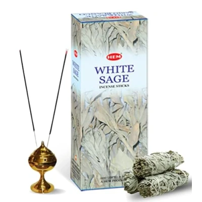 Afbeelding van Wierook witte salie 20 g Hem