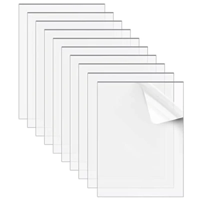 Afbeelding van Belle Vous Doorzichtige Acrylplaten (10 Stuks) 2 mm Dik 15 x 10 cm Vervanging van Transparante Glazen Fotolijst Voor Doe het zelfprojecten, Schilderen, Kalligrafie en Tafelborden