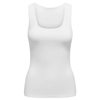 Afbeelding van ONLY dames top 2 ways fit wit II S