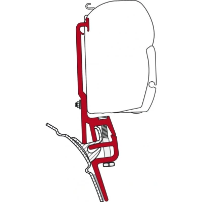 Afbeelding van Fiamma F45 F35 VW T4 Brandrup Van 1991 Tot 2003 Adapter Kit Kleurloos Luifels Accessoires