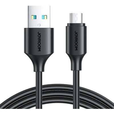 Afbeelding van Joyroom 2.4A Micro USB datakabel 1m met snellaadfunctie Zwart