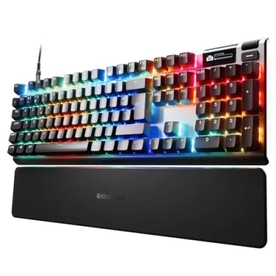 Image de Steelseries Clavier De Gaming Apex Pro Gen 3 Azerty Noir (64664)