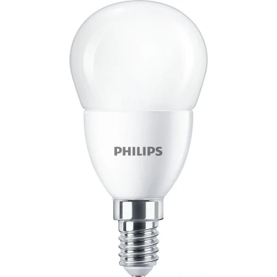 Afbeelding van LED lamp E14 Kogel Philips (7W, 806m, 2700K)