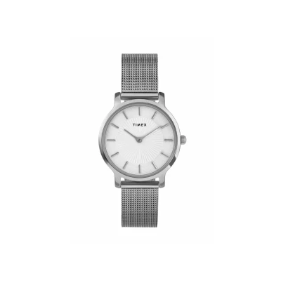 Afbeelding van Timex Quartz Analog Transcend Horloge, Dames, Maat: One Size, Silver tone