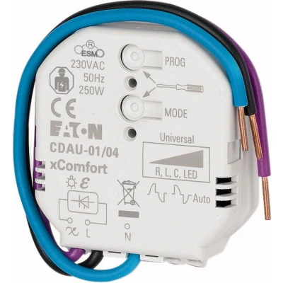 Afbeelding van EATON Industries XComfort 230V LED Dimmer, CDAU 01/04 Smart, Draadloos, 0 250W