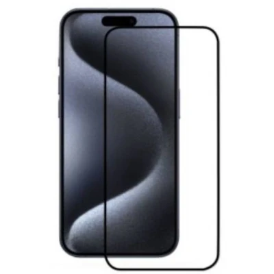Afbeelding van MYWAY, Schermbeschermer Geschikt voor Apple iPhone 15 ontwerp 3D Easy Glass Case Friendly, Transparant
