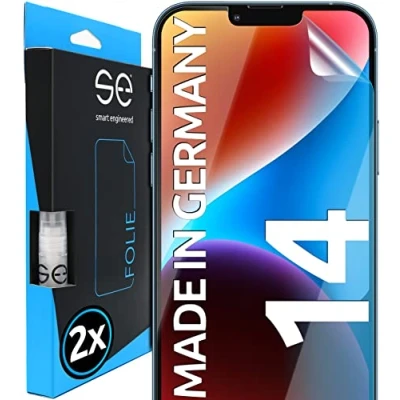 Afbeelding van s.e 2 x iPhone 14 screen protector transparant functioneel alternatief voor de
