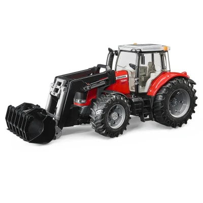 Afbeelding van Bruder Massey Ferguson 7600 met voorlader